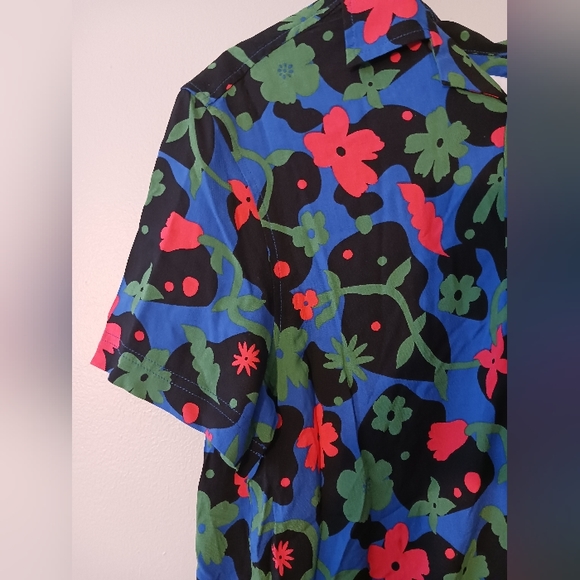 Styled! Black Stretch Denim Overalls & Latino Heritage Shirt, sz Medium & Small - Picture 13 of 16